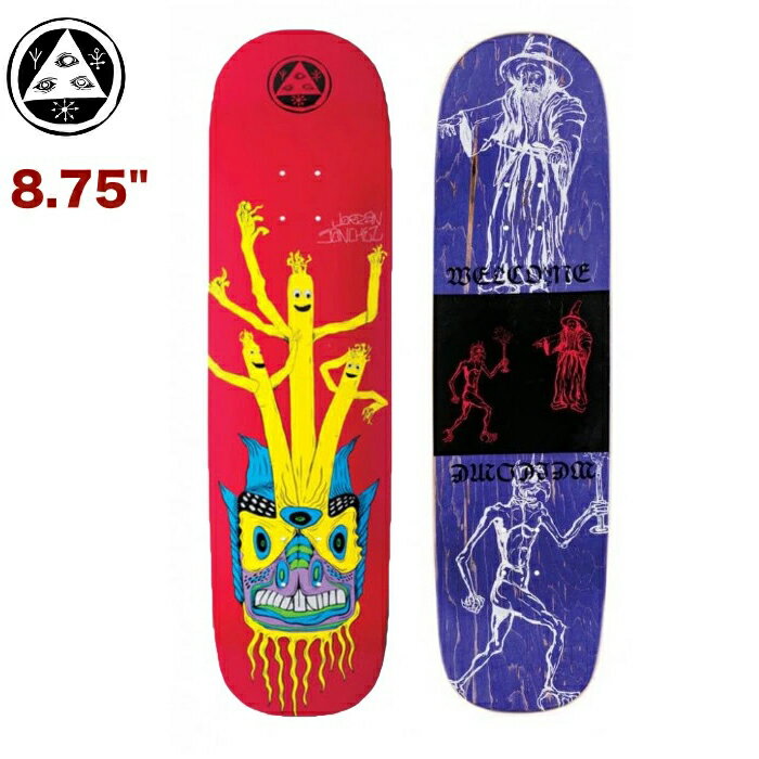 スケボー デッキ 単品 スケートボード WELCOME ウェルカム 8．75 Jordan Sanchez Balloon Boys オールドスクール ワイドボード カスタムシェイプ SK8 SKATEBOARD 板 ストリート トリック 大人用 【あす楽対応】