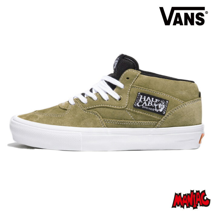 バンズ VANS バンズ ヴァンズ スニーカー (VN0A5FCDBIQ) SKATE HALF CAB GOTHIC OLIVE スケート ハーフ キャブ メンズスニーカー スケートシューズ ハイカット メンズシューズ 靴 男性用 スケーター スケート タウンシューズ