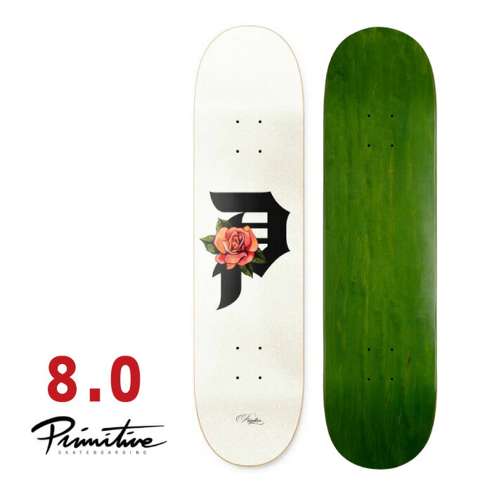 スケボー デッキ 単品 スケートボード プリミティブ PRIMITIV LOVE CAPSULE MADRID DIRTY P DECK 8．0インチ ラブカプセル SK8 SKATEBOARD 板 ストリート トリック 大人用