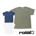 【4/25限定★抽選で最大100%PTバック】 Tシャツ 半袖 メンズ 半袖Tシャツ ROIAL ロイアル メンズ Tシャツ CO18 ポケットTシャツ ポケT ..