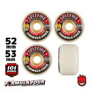 スケートボード ウィール スケボー SPITFIRE スピットファイヤー F4 FORMULA FOUR CONICAL FULL - 101DURO 101A 52mm 53mm RED フォーミュラフォー コニカルフル レッド 4個1セット パーツ ハード ウイール タイヤ SK8