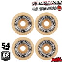 スケートボード スケボー ウィール SPITFIRE WHEELS スピットファイヤー FORMULA FOUR (F4) O.G CLASSIC 99DURO 54mm 4個1セット パーツ タイヤ 部品 オージークラシック