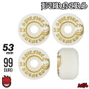 【日祝も発送】スケートボードウィール SPITFIRE スピットファイアー BURNERS - 99DURO 99A 53mm BIGHEAD SHAPE バー...
