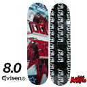 【抽選で最大5000PTゲット】スケボー デッキ スケートボード 8.0 EVISEN エヴィセン エビセン COLOR.1 (Artwork by DAIDO...