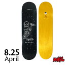 【抽選で最大5000PTゲット】【日祝も発送】スケボー デッキ 単品 スケートボード April エイプリル ISH CEPEDA MODEL OUT THER...