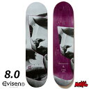 【日祝も発送】スケボー デッキ スケートボード 8.0 EVISEN エヴィセン エビセン GLORY 8.0 SKATEBOARD 板 ストリート トリック ...