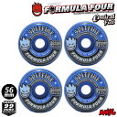【日祝も発送】スケートボードウィール SPITFIRE スピットファイアー F4 FORMULA FOUR CONICAL FULL COLORS - 99DU...