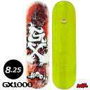 【日祝も発送】スケボー デッキ 単品 スケートボード GX1000 ジーエックス POLLOCK 8.25 8.25インチ SK8 SKATEBOARD 板 ス...