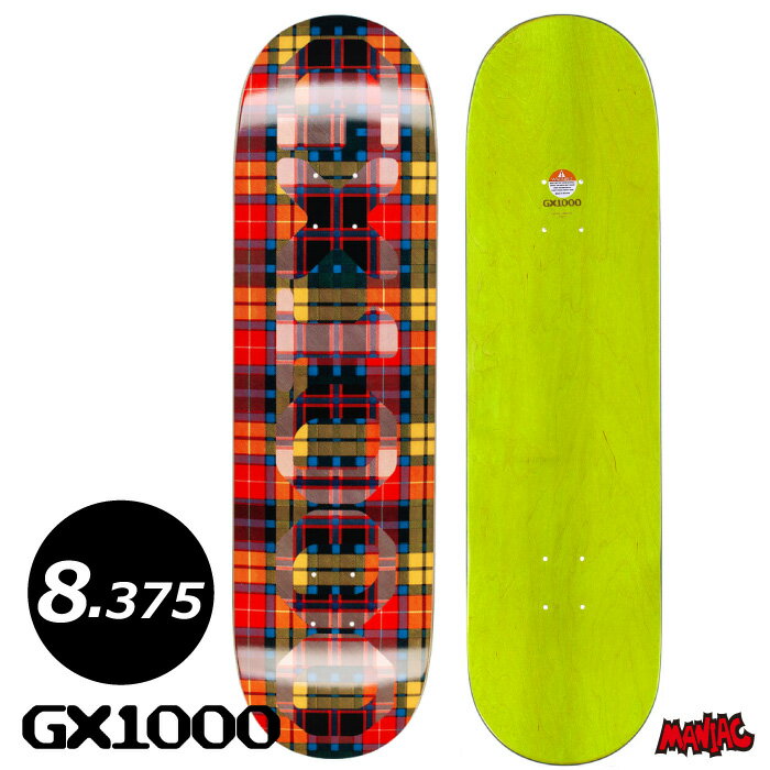 ˤȯۥܡ ǥå ñ ȥܡ GX1000 å OG LOGO TARTAN ORANGE 8.375 8.375 SK...