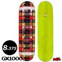 【日祝も発送】スケボー デッキ 単品 スケートボード GX1000 ジーエックス OG LOGO TARTAN ORANGE 8.375 8.375インチ SK...