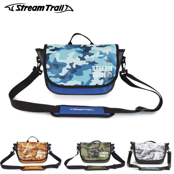 StreamTrail ストリームトレイル ショルダーバッグ Clam Camo クラム カモ ボディーバッグ パドルボート 自転車 バイク ツーリング キャンプ アウトドア