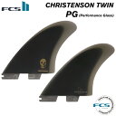 FCS2 FIN エフシーエス2フィン ショートボード用 CHRISTENSON TWIN - PG クリステンソンツイン パフォーマンスグラス 2フィン ツインフィン  