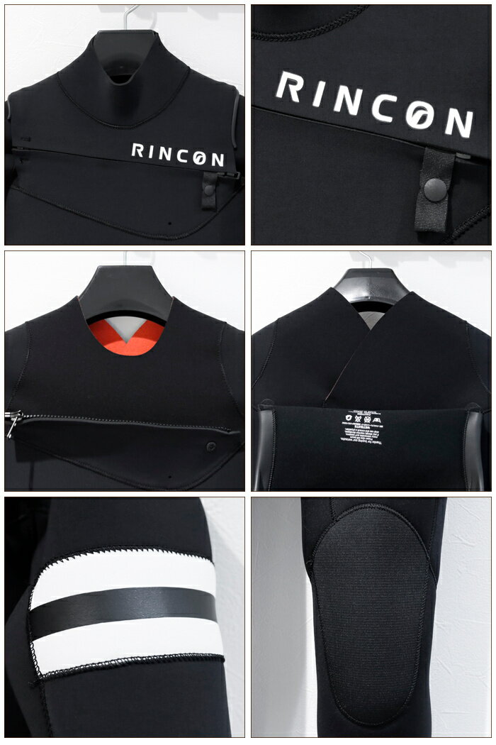 ウェットスーツ 3mm シーガル RINCON リンコン メンズ MANIAC別注 ICON SPORTS アイコンスポーツ チェストジップ ノンジップ 3mm/2mmシーガル 半袖長ズボン ウエットスーツ サーフィン 男性用 3