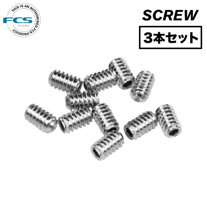 フィンボルト FCS エフシーエス STAINLESS STEEL SCREW 3本セット フィンネジ フィンスクリュー FCSフィン FCS2フィン 専用 サーフィン