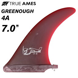 ロングボード センターフィン シングルフィン TRUE AMES トゥルーアームズフィン GEORGE GREENOUGH 4A 7.0” ジョージグリーノウ ロングボード用 ミッドレングス ミニロング サーフィン