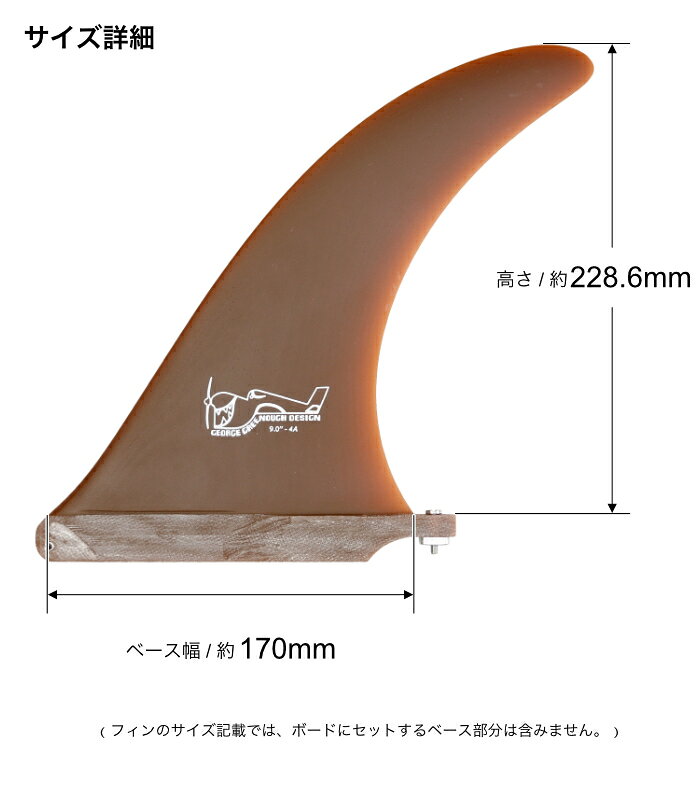【日祝も発送】TRUE AMES FIN フィン センターフィン ジョージグリーノウ GREENOUG...