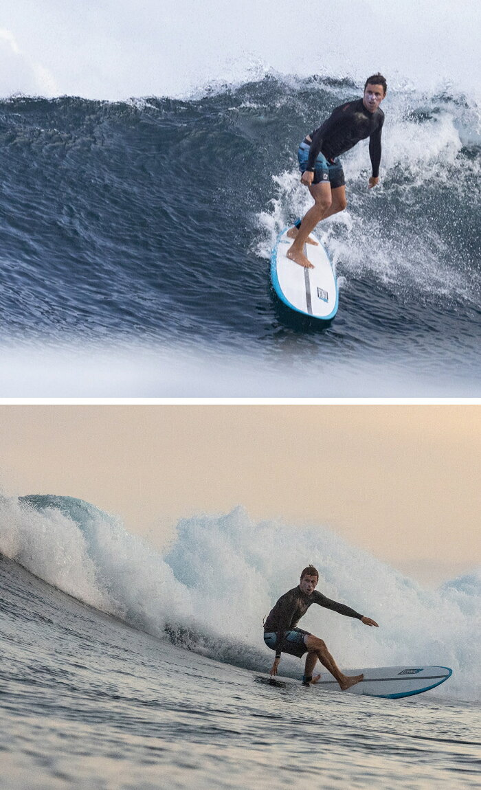 マニアック 波乗り&スケボーSHOPのトルクサーフボード アルメリック ミッドレングス チャンチョ TORQ SURFBOARDS X-LITE CHANNEL ISLANDS CHANCHO 8’0” チャンネルアイランド ファンボード エポキシボード EPSボード AL MERRICK サーフィン｜アングル3