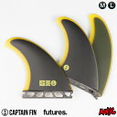 キャプテンフィン フューチャーフィン トライフィン ケミストリースラスター CAPTAIN FIN CO. CHEMISTRY THRUSTER ブラック/イエ...