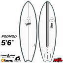 トルクサーフボード アルメリック ポッドモッド TORQ SURFBOARDS X-LITE CHANNEL ISLANDS POD MOD 5’6” チャンネルアイランド ショートボード 5フィン トライフィン クワッドフィン エポキシボード EPSボード サーフィン