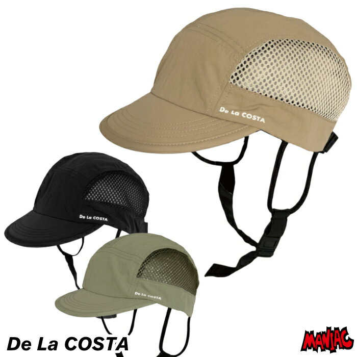 【日祝も発送】サーフハット ビーチハット メンズ レディース De La COSTA デラコスタ 5P SURF CAP サーフキャップ5パネル マリンハット アウトドア UVケア 日焼け防止 日焼け対策 日焼け止め 男性用 女性用 サーフィン