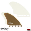 【日祝も発送】future フューチャー フィン ツインフィン フィッシュ DEFLOW デフロウ デフロー THOMAS BEXON TWIN BROWN/W...
