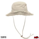 【25年新作】 サーフハット ビーチハット レディース サーフ8 SURF8 85S3UH8 ビーチフリンジバケットハット マリンハット アウトドア UVケア 日焼け防止 日焼け対策 日焼け止め 女性用 サーフィン