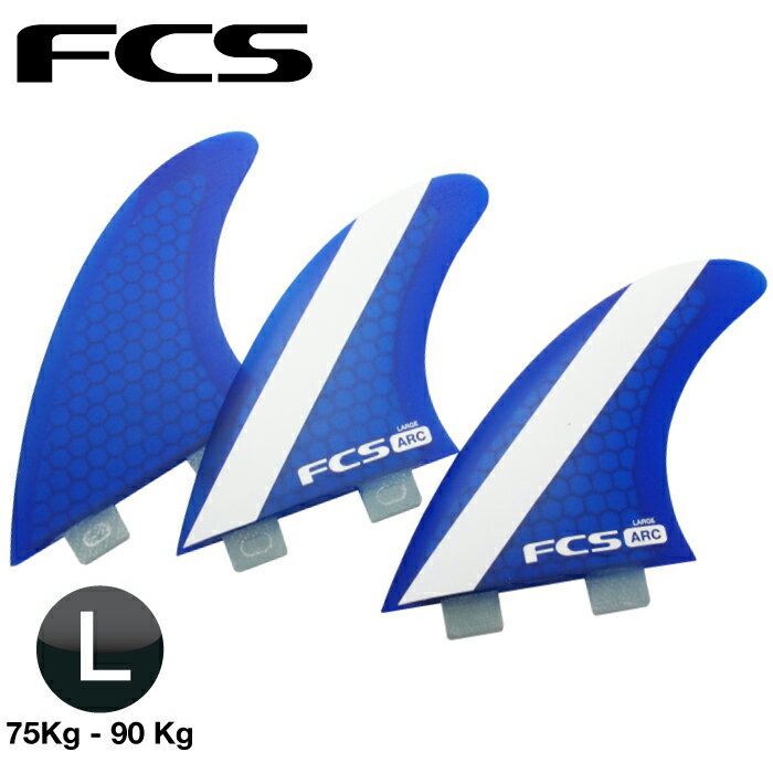 ショートボード用フィン FCS FIN エフシーエスフィン ARC Large (GAM) PC パフォーマンスコア 3フィン トライフィン 