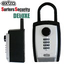 サーフィン カギ キーボックス 暗証番号ダイヤル式 EXTRA エクストラ サーファーズセキュリティー デラックス SURFER’S SECURITY DELUX DX ダイアル式 キーロッカー キーケース 壁掛け マグネット 屋外 玄関 レバー 鍵 車 防犯 盗難防止 【あす楽対応】