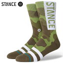 STANCE SOCKS スタンスソックス メンズ靴下 OG - Camo スケーターソックス ハイソックス メンズソックス