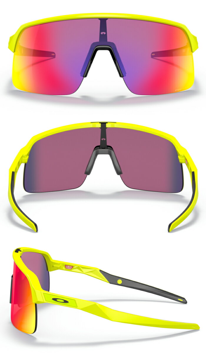 OAKLEY オークリー サングラス OO9463A-1239 SUTRO LITE (A) スートロライト Tennis Ball Yellow / Prizm Road アジアンフィット ジャパンフィット プリズムレンズ オークレー 男性用 メンズ ゴルフ 野球 自転車 ツーリング 【あす楽対応】