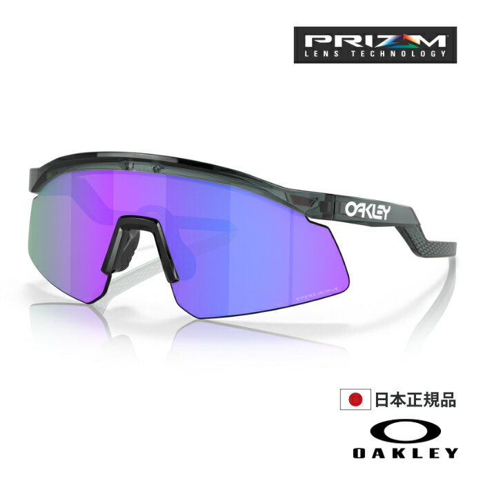 OAKLEY オークリー オークレー サングラス OO9229-0437 HYDRA ハイドラ ヒドラ Crystal Black / Prizm Violet クリアブラック ハイブリッジフィット プリズムレンズ 男性用 メンズ ゴルフ 野球 自転車 ツーリング