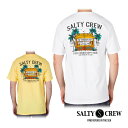 【4/25限定★抽選で最大100 PTバック】 SALTY CREW ソルティークルー SALTYCREW Tシャツ メンズ 53-223 SALTY HUT S/S TEE バックプリント サーフブランド 男性用 釣り 鳥 ヤシの木 バーカウンター