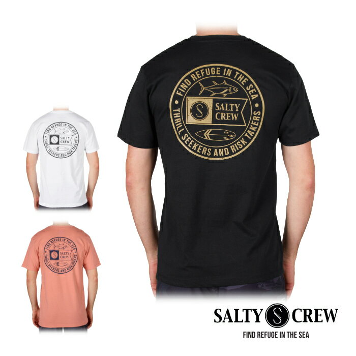 SALTY CREW ソルティークルー SALTYCREW Tシャツ メンズ 53-208 LEGENDS PREMIUM S/S TEE バックプリント サーフブランド 男性用 釣り ロゴT マグロ サーフボード