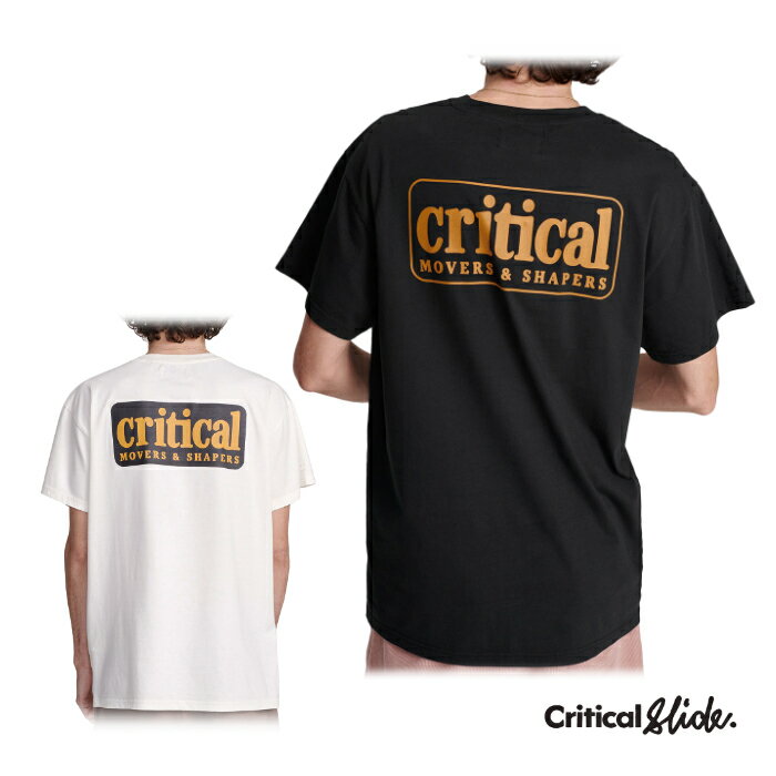 TCSS Tシャツ Critical Slide クリティカルスライド メンズ 半袖Tシャツ TE2355 SHAKER REGULAR FIT TEE バックプリント ロゴシャツ サーフブランド 男性用