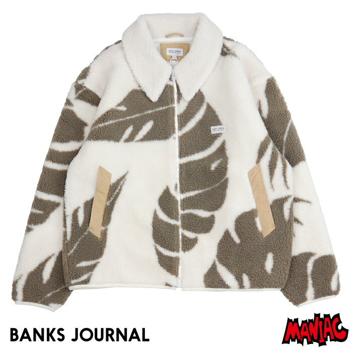 BANKS ジャケット BANKS JOURNAL バンクスジャーナル メンズ AJT0141 ASSEMBLY PALM CAMO ボアジャケット サーフブランド 男性用