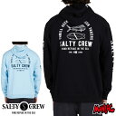 楽天マニアック 波乗り＆スケボーSHOPSALTY CREW ソルティークルー パーカー メンズ 73-253 LATERAL LINE HOOD FLEECE プルオーバー バックプリント 長袖 フリース 男性用 シーラ