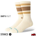 STANCE X^X \bNX C Y uh STANCE SOCKS BOYD ST - Brown Sugar - INFIKNIT CtBjbg XP[^[\bNX nC\bNX Y\bNX 