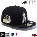 ニューエラ キャップ 大谷翔平 MVP記念モデル NEWERA 59FIFTY Shohei Ohtani American League MVP Home Runs Leaders ロサンゼルス エンゼルス ブラック ホワイト 14339798 メンズ レディース ベースボールキャップ