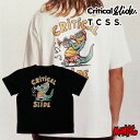 TCSS Tシャツ Critical Slide クリティカルスライド メンズ 半袖Tシャツ SMUTE24004 JAZZY JEFF TEE 半袖 ティーシーエスエス バックプリント サーフブランド 男性用 ボックスシルエット