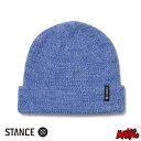 【エントリーでPT10】 【決算価格】 【日祝も発送】STANCE スタンス ソックス ビーニー ニット帽 ニットキャップ STANCE SOCKS ICON 2 BEANIE - HEATHER WHITE ROYAL アイコン2 帽子 メンズ レディース 深め フリーサイズ おしゃれ