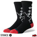 【日祝も発送】STANCE スタンス ソックス 靴下 くつ下 メンズ ブランド SKELLY DANCING CREW - Black SOCIAL DISTO...