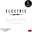 【日祝も発送】サーフィン ステッカー エレクトリック ELECTRIC UNDERVOLT CUTING STICKER - Lサイズ E24MA13 ロゴステッカー カッティングタイプ シール サーフボード スケートボード スケボー 車 スノーボード PC おしゃれ(4)