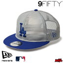 【日祝も発送】ニューエラ メッシュキャップ LA 9FIFTY トラッカー キャップ NEWERA MLB All Mesh ロサンゼルス・ドジャース グレー ...