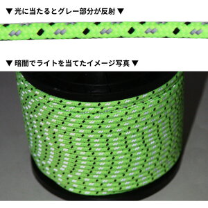 テントロープ ガイロープ 5m×4本 夜光 蛍光 反射 引っかからない ヒモ テント用 タープ アウトドア キャンプ 【あす楽対応】【ゆうパケット対応】通販格安セール情報 楽天 通販