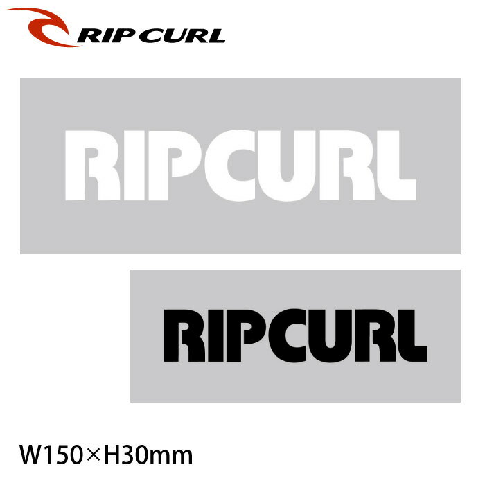 RIP CURL リップカール カッティングステッカー W150mm C01-004 シール メンズロゴ スケートボード サーフィン スノーボード 【日本正規品】