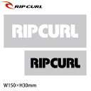 RIP CURL リップカール カッティングステッカー W150mm C01-004 シール メンズロゴ スケートボード サーフィン スノーボード 【日本正規品】