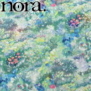 神秘的な緑園　Aグリーン系　シーチング生地　10cm単位　切り売り　FR1027　ノラ　NORA.　（254）　★