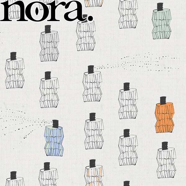 nora.の美しいデジタルプリント生地を、最小20cmから、10cm単位でカット販売しています。 手書き風のシンプルな香水瓶が並んだ、インテリアなどにおすすめなデザインのプリント生地です。 -perfume- 今日はどの香りと過ごそうか。 ゆるいタッチで描かれた香水 瓶にアクセントの効いたカラーが魅力的なデザイン。 綿麻生地なのでインテリアにも◎。 生成風味の生地に、約9.5cm程の大きさの香水の瓶が並んでいます。 所々に噴射されている部分は、どんな香りがするのでしょうか。 お化粧やお洋服のコーデなどを連想させる、女の子の美しさに重点を置いたフェミニンチックなデザイン。 もちろん、綺麗なガラス風味の瓶をコレクションしたくなる、美しいもの好きさんにもおすすめです。 メイク、ファッション、ガーリー、フェミニンなイメージ、 モデルやお姫様、プリンセスなどのモチーフが好きな方におすすめです。 デザイナー：moelan studio メーカー　nora.（読み：ノラ） 日本語の野良を由来に、自由な野良猫のようにジャンルにとらわれず向かっていく国内生地ブランド。 2022年現在、日本唯一の最高峰デジタルプリント機 【KONICA MINOLTA　NASSENGER SP-1】による高いプリント品質が強み。 コットンリネン（綿麻混合）素材 綿（コットン）と麻（ラミー・リネン）のそれぞれの天然繊維を、織りませた素材です。 シーティング生地より厚みがあるものが多く、洗濯を繰り返すとナチュラルなシワの風合いを楽しめます。 生地には綿カスが含まれており、ほんのり素朴な雰囲気を醸し出すネップが特徴的な生地になっております。 幅　約110cm　 綿(コットン)　70％　リネン（麻）30％ 日本製　（国産） ・オーダーカット　ご注文方法 生地　10cm単位でのお値段です。 ご注文は単色20cm以上から承ります。 数量2で20cmになります。1mの場合は数量10です。 生地はつながった状態でお送りします。 シワがある場合があります。アイロンをご使用してからご使用下さい。 ポーチ、バッグ、カバー、目隠しなど小物やインテリアのハンドメイド、スモックやスカートなどのお洋服作りにおすすめです！ 布地、服飾、裁縫、手芸、クラフトに大活躍のファブリックでお家時間を楽しもう！ digital printing madein Japan