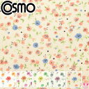 水彩風の小さな花畑 10cm単位 切り売り シーチング生地 AP42802-3 コスモ (30cm以上)(3)