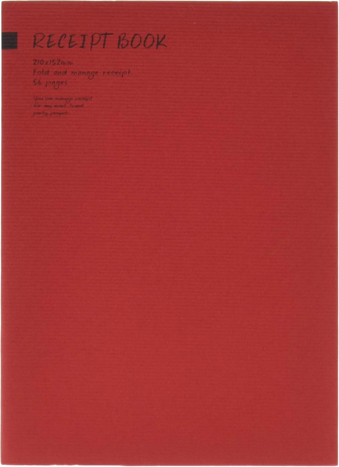 アーティミス 家計簿 レシートブック A5 レッド REB RD